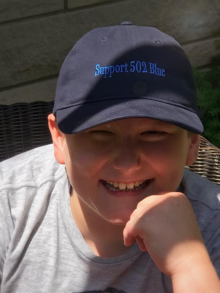 Support 502 Blue Ballcap