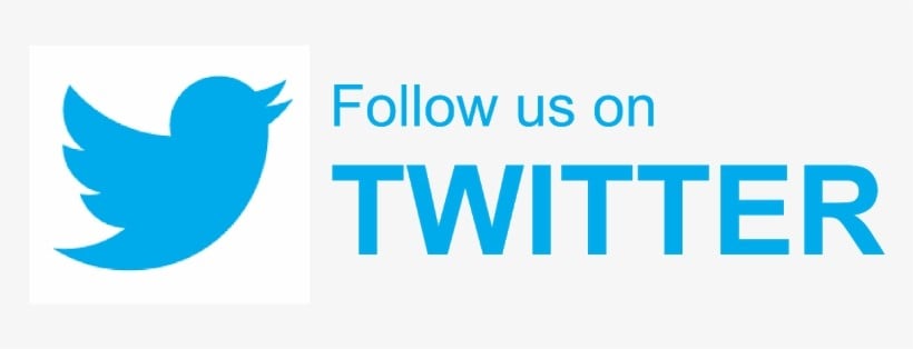 Follow us on twitter
